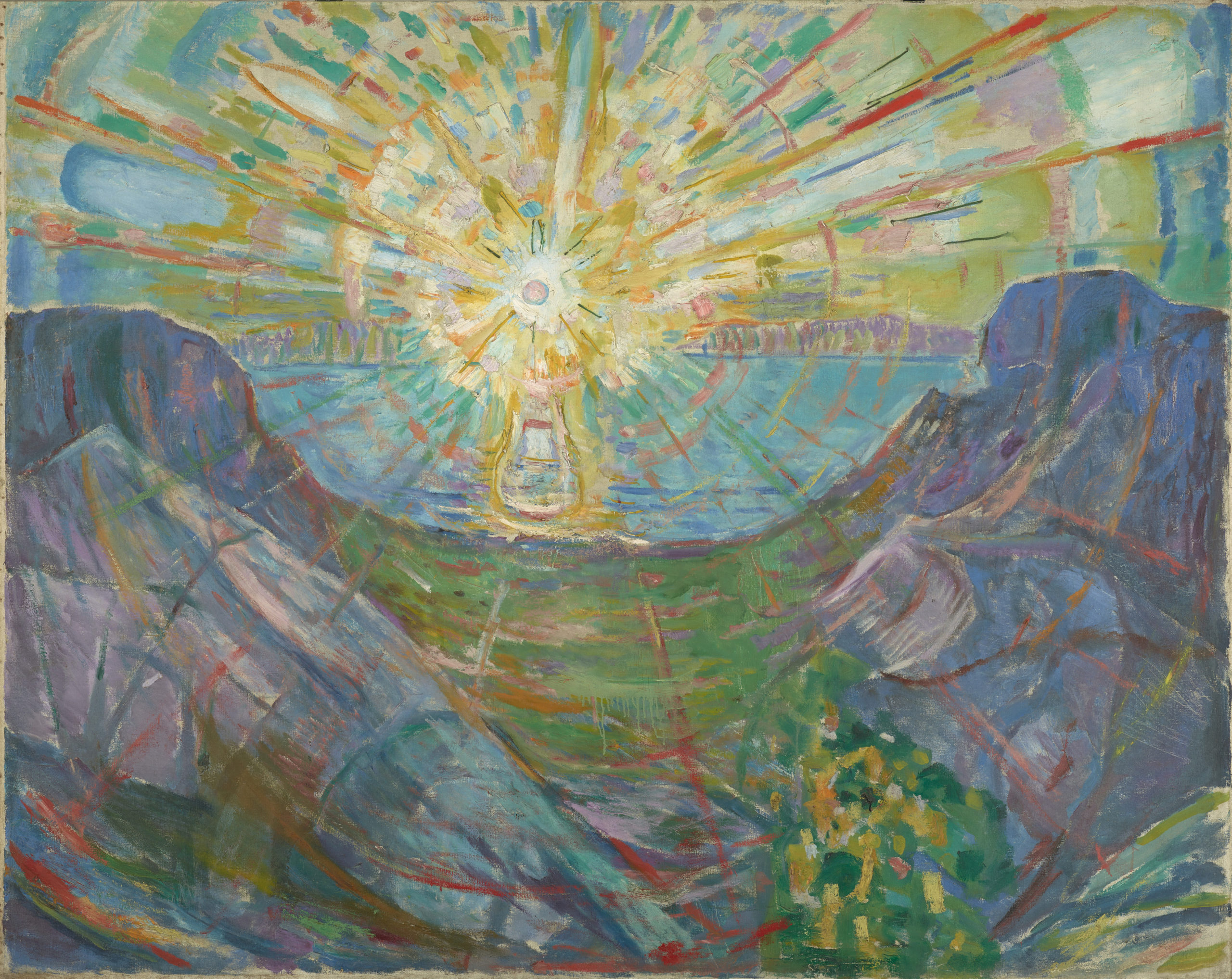 The Sun by Edvard Munch (1910) Photo: MUNCH