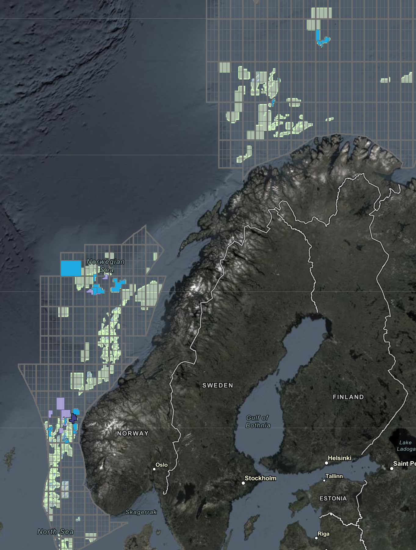 Map of NCS