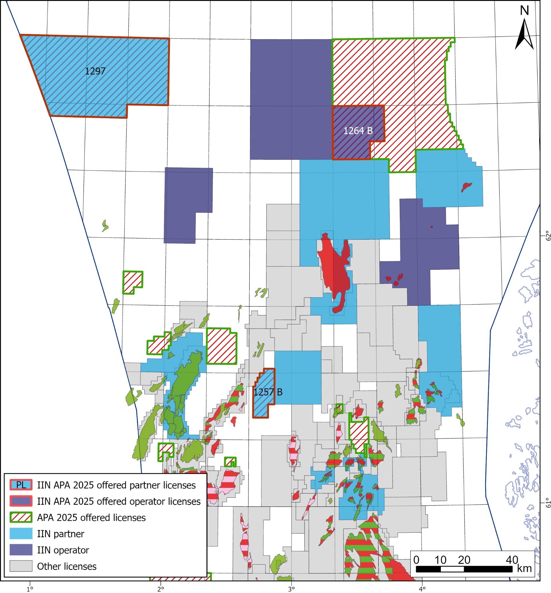 Northern North Sea map